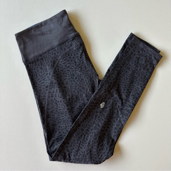 Ellie Pants - Ellie Black Patterned High-Waist Leggings